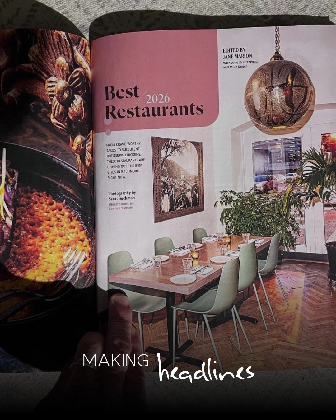 Honored. Humbled. Grateful. 

@baltmag named Alma Cocina Latina one of Baltimore&rsquo;s Best Restaurants of 2026, and we couldn&rsquo;t be more proud.

Chef H&eacute;ctor Romero was a fine-arts visual artist before he was a chef, and you can see tha