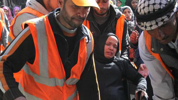 18 000 réfugiés palestiniens sont toujours pris au piège dans le quartier de Yarmouk à Damas. UNRWA USA