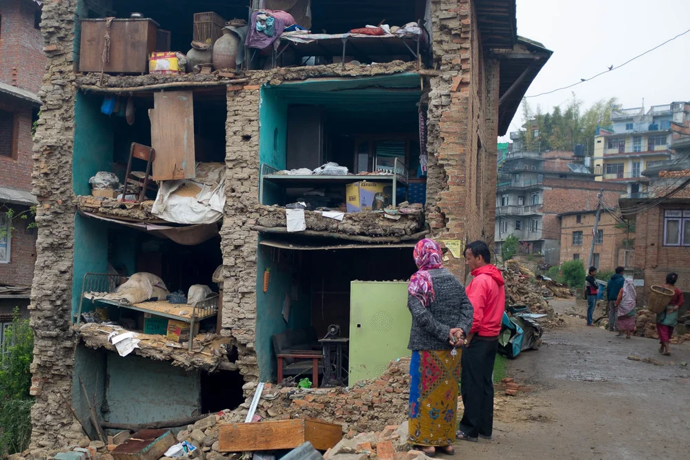 الاستجابة الإنسانية لزلزال نيبال