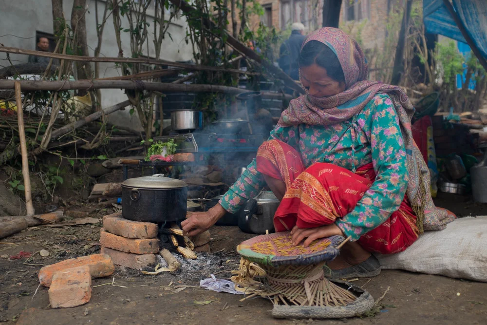 زلزال نيبال - خارج كاتماندو