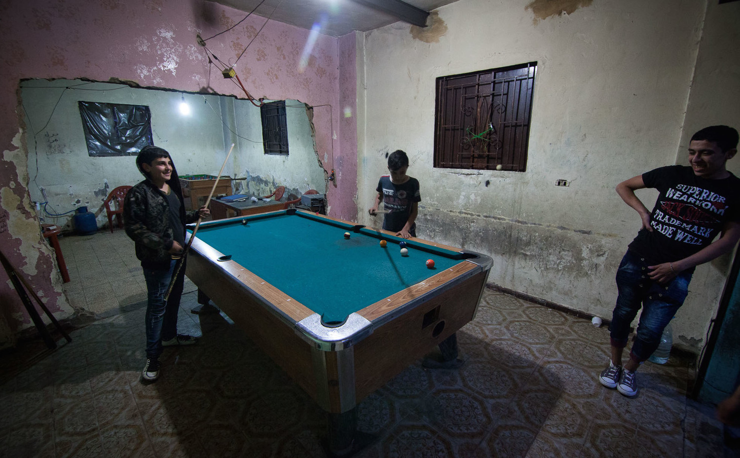 Un rare moment de répit : le taux de pauvreté dans le camp de Bourj al-Barajneh est très élevé
