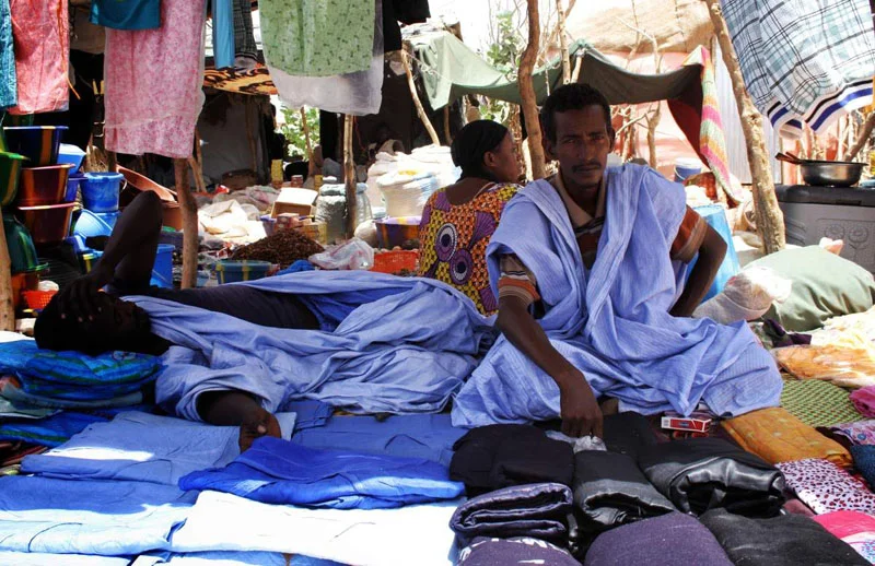 Baba Ahmed au marché de M’berra