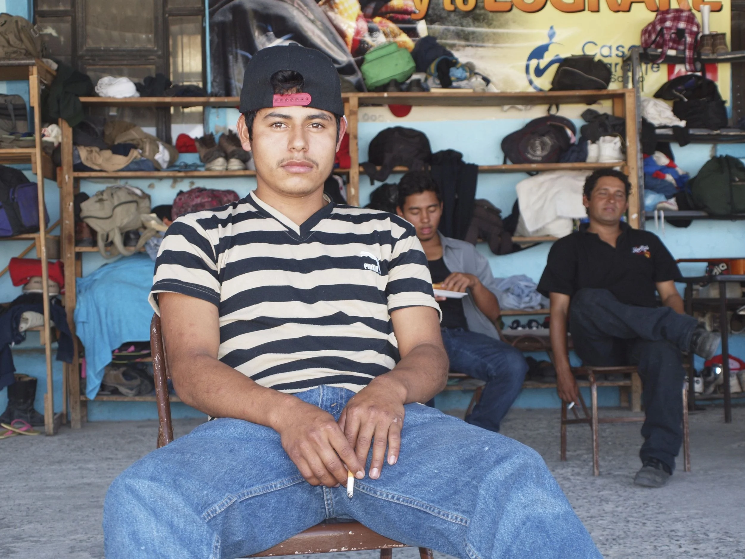 “The border is hot with criminals, so I travel like the tortuga,” says Salvadoran, José Amilcar, referring to the Spanish name for a tortoise. Amilcar was forced to walk for five days in the south of Mexico after being robbed by a gang on the train.