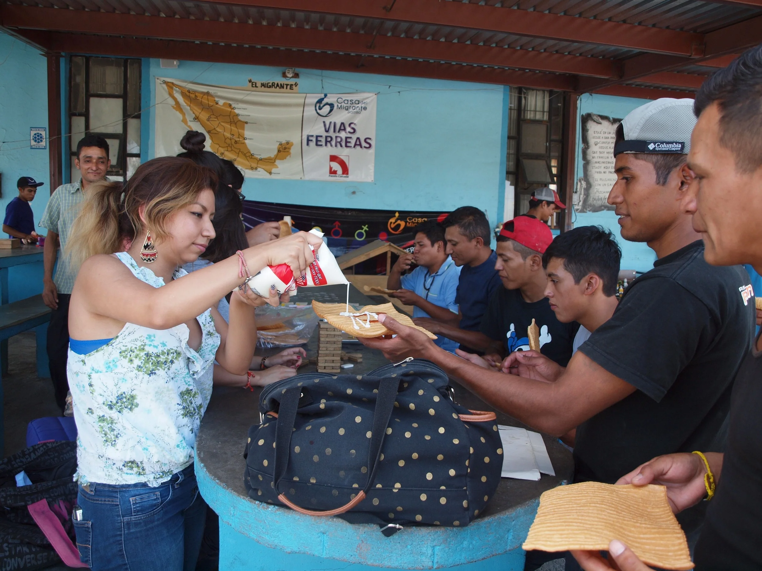 At the Saltillo migrant shelter in Coahuila, a day’s journey to the Texas border, migrants are given food, medical care and legal aid.