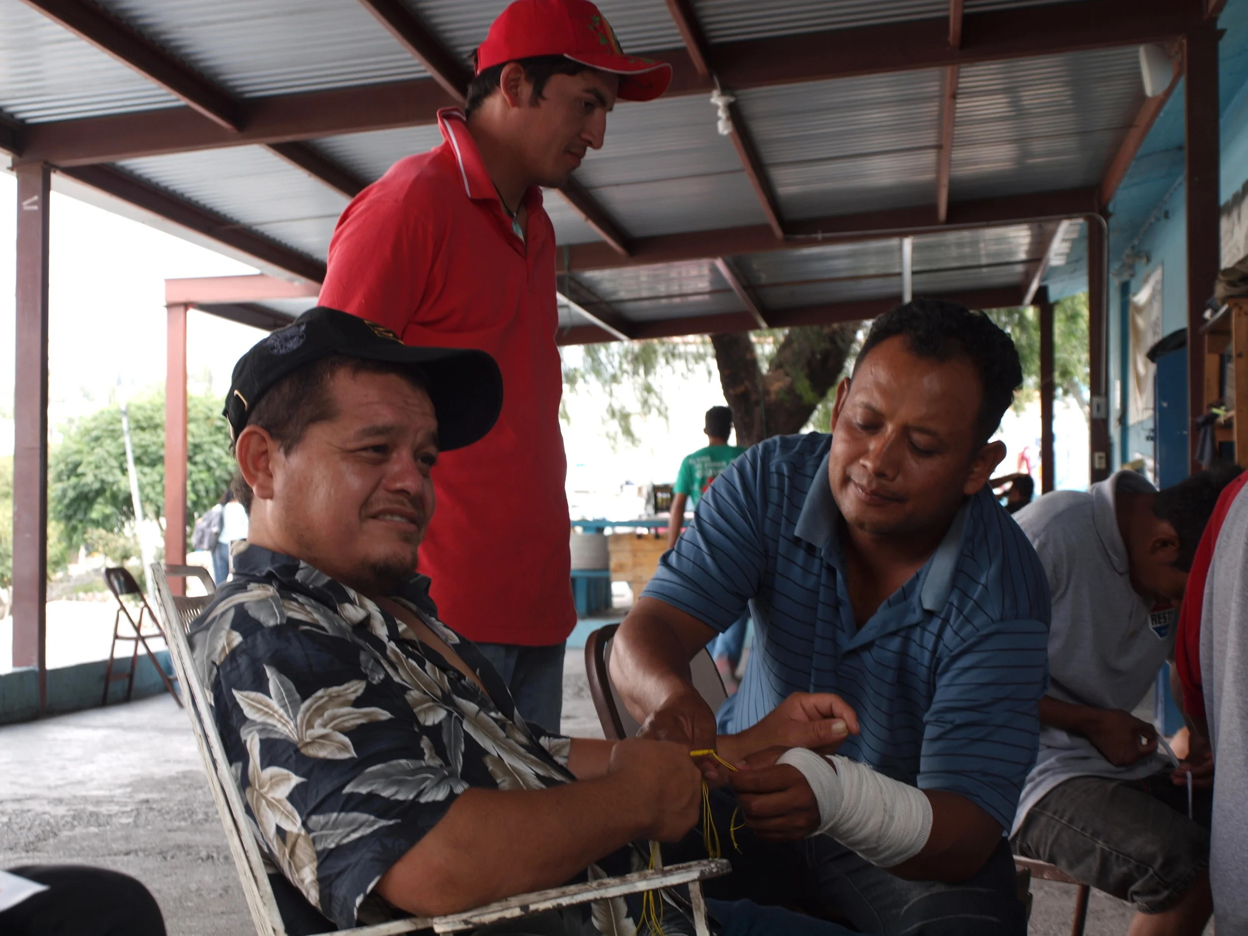 Migrants spend only a few days to a week at the Saltillo shelter before continuing their journey north. 