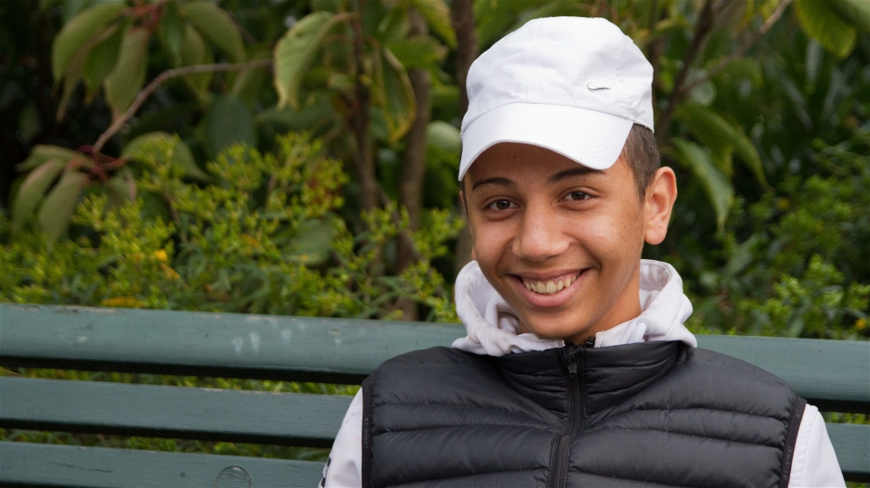 Amjad Ibrahim was only 13 when he left Syria and travelled to Sweden on his own (Sara Assarasson/IRIN)