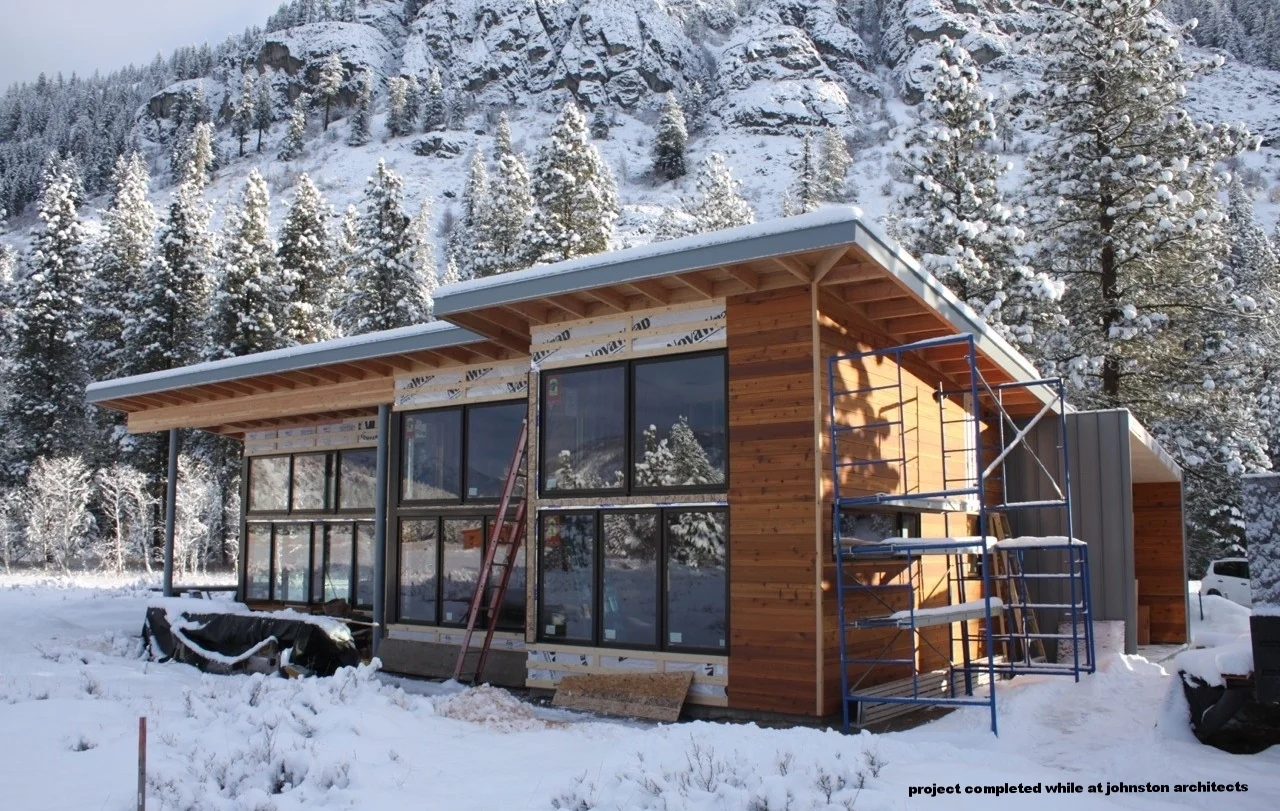 Ski In Cabin - Under Construction - competed while at johnston architects 