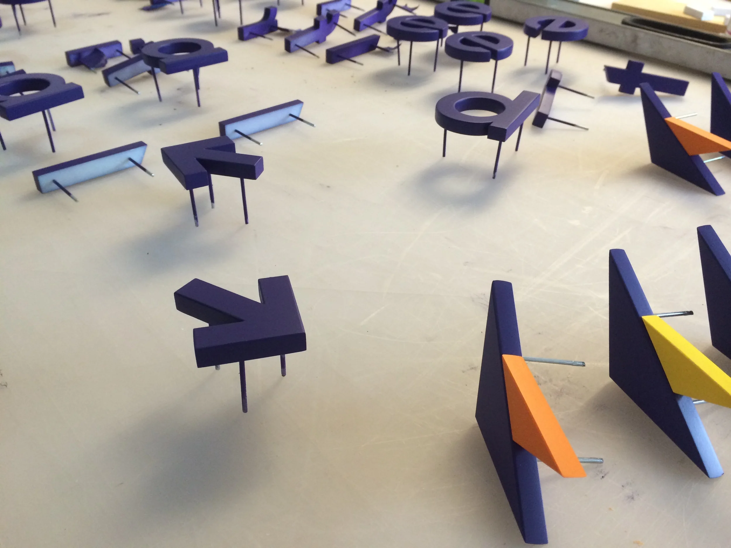 3D printed letters - Silver Fleet Capital