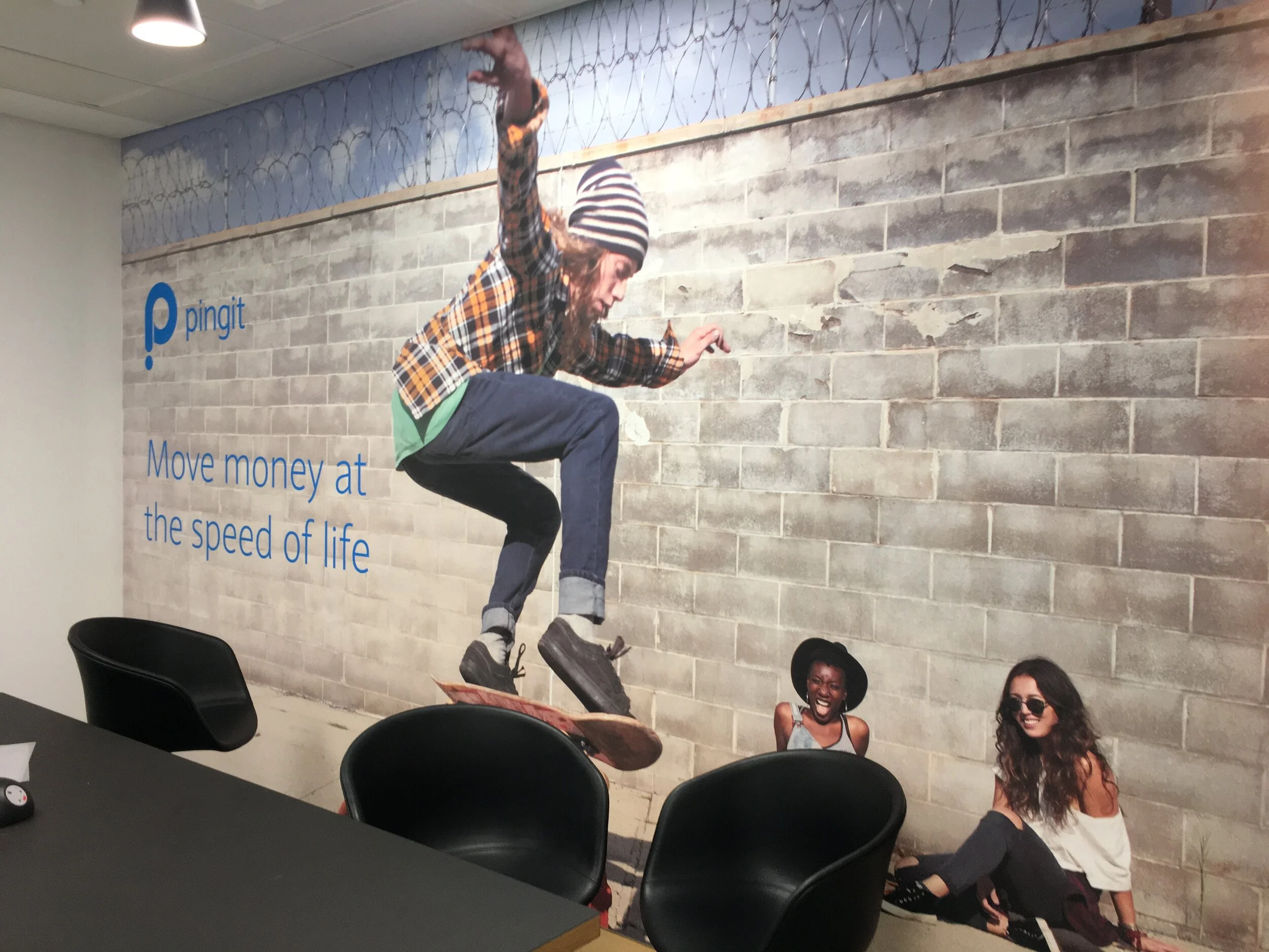 Barclays wall print
