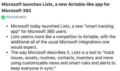 More tracking for Microsoft.