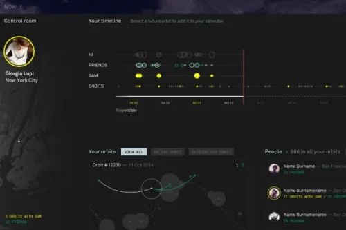 Accurat’s Friends in Space Launch