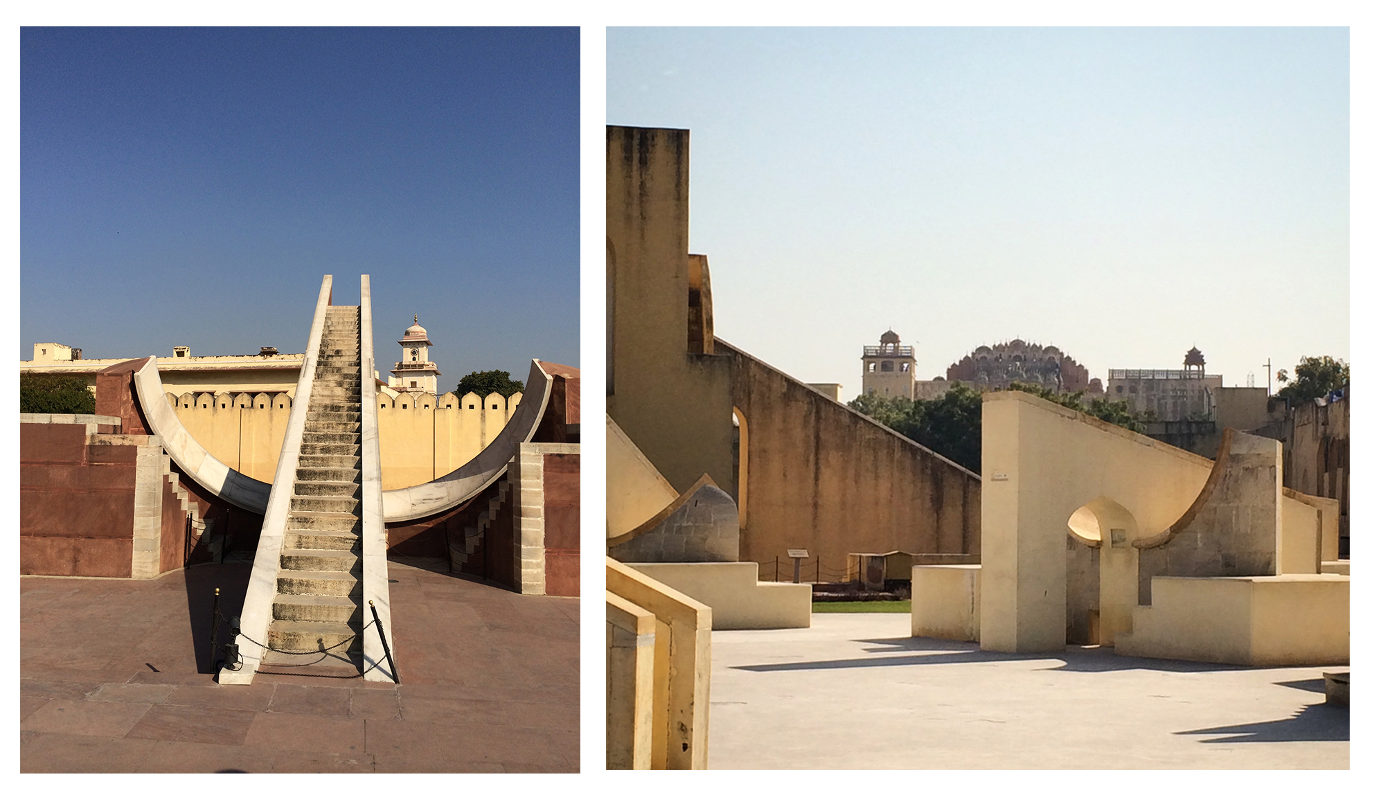 Jantar mantar - magical and formula. The literal translation of the observatory. One of the coolest places I've ever traveled to. It doesn't hurt that these small moon dials (on your right) place Leo as one out of two power signs. The rest are normal. Well according to our guide .