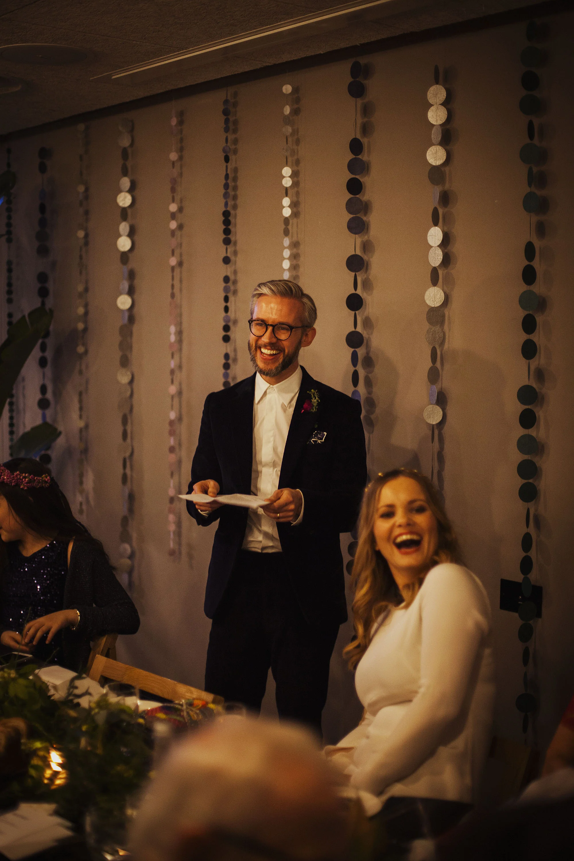 grooms speech at wedding at the ace hotel london