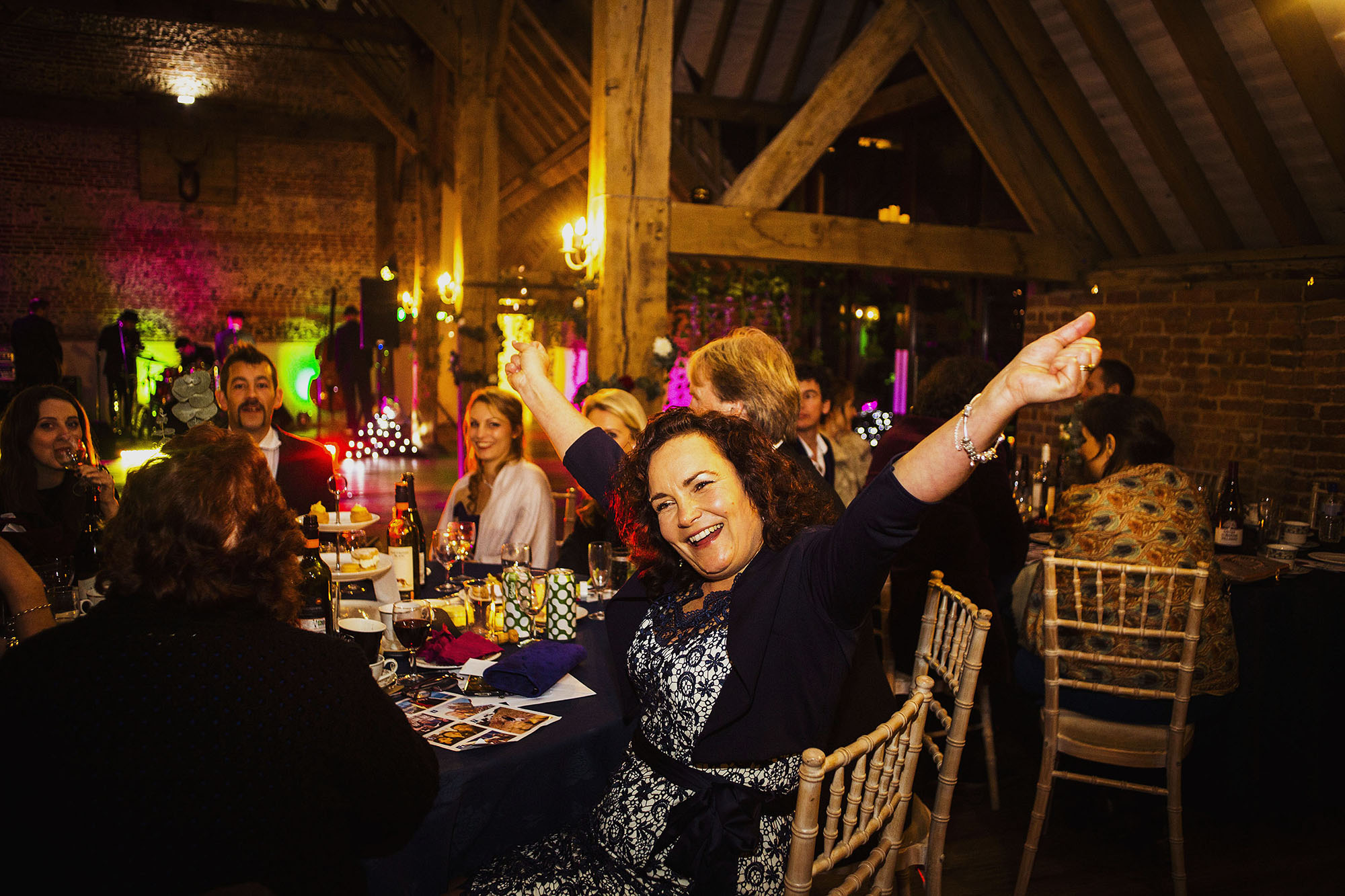 pub quiz at wedding at barford park in wiltshire