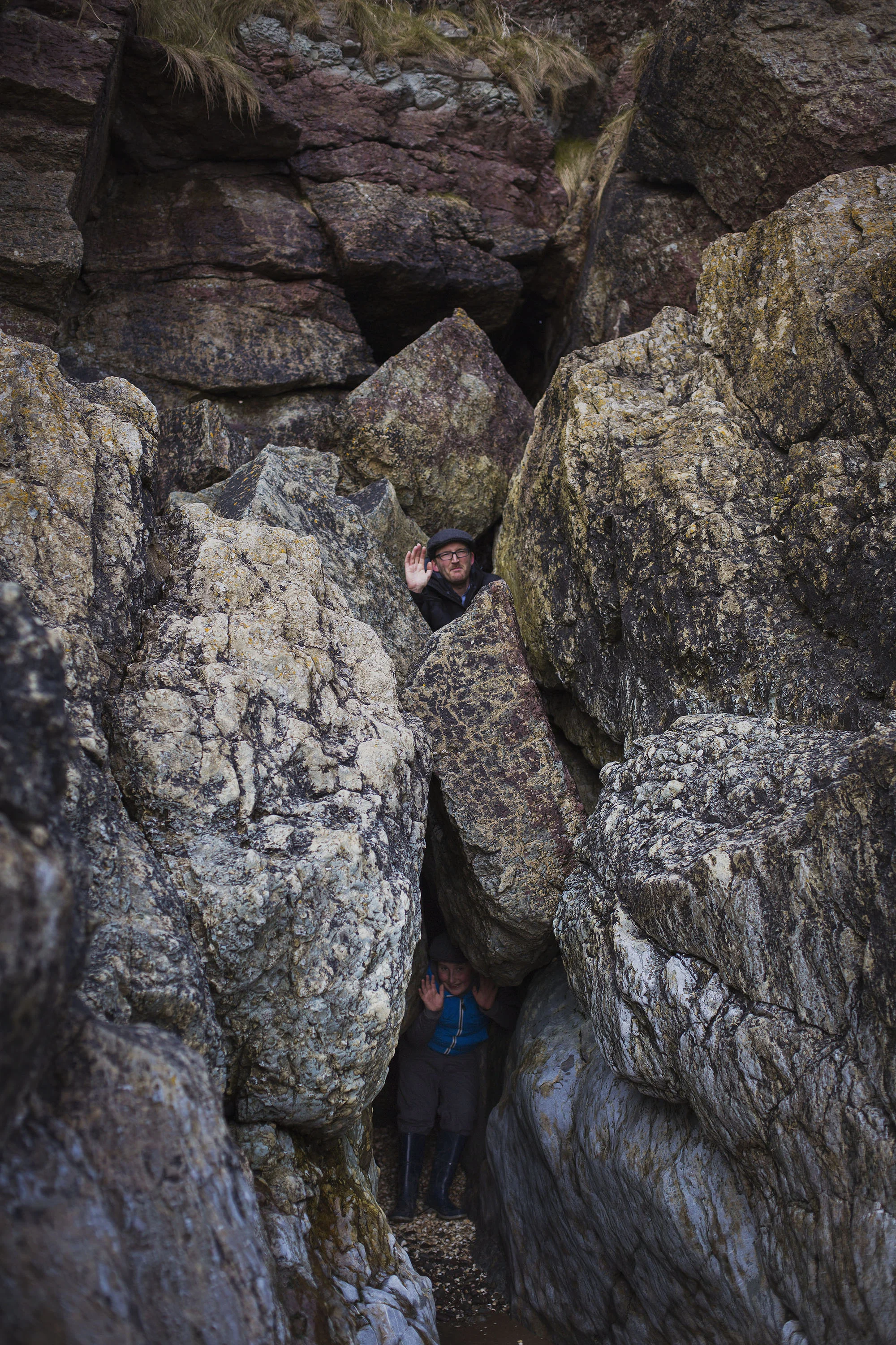 family photoshoot at llansteffan beach in carmarthen