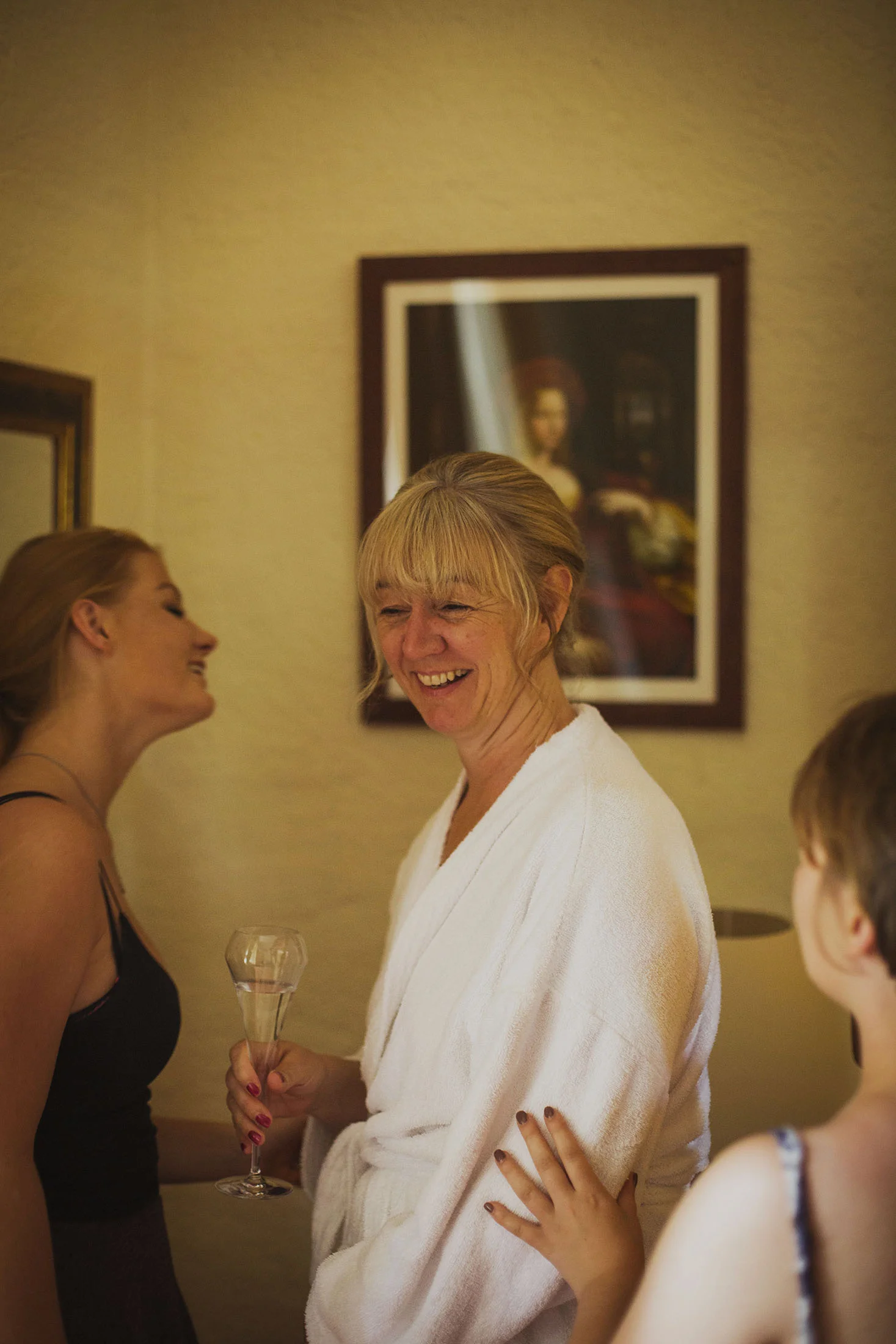 bridal preparations at chateaux des ducs de joyeuses france destination wedding photography