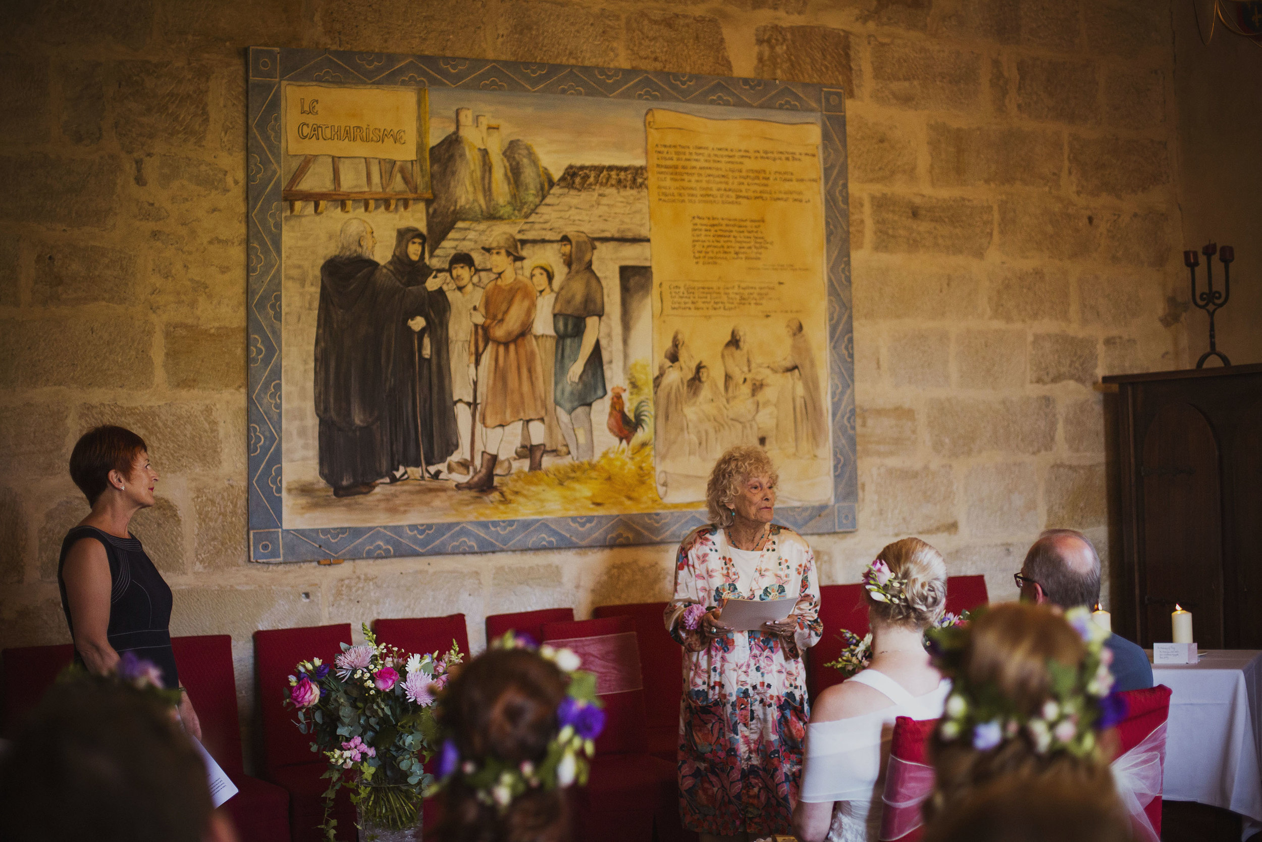 wedding ceremony at chateaux des ducs de joyeuses france destination wedding photography