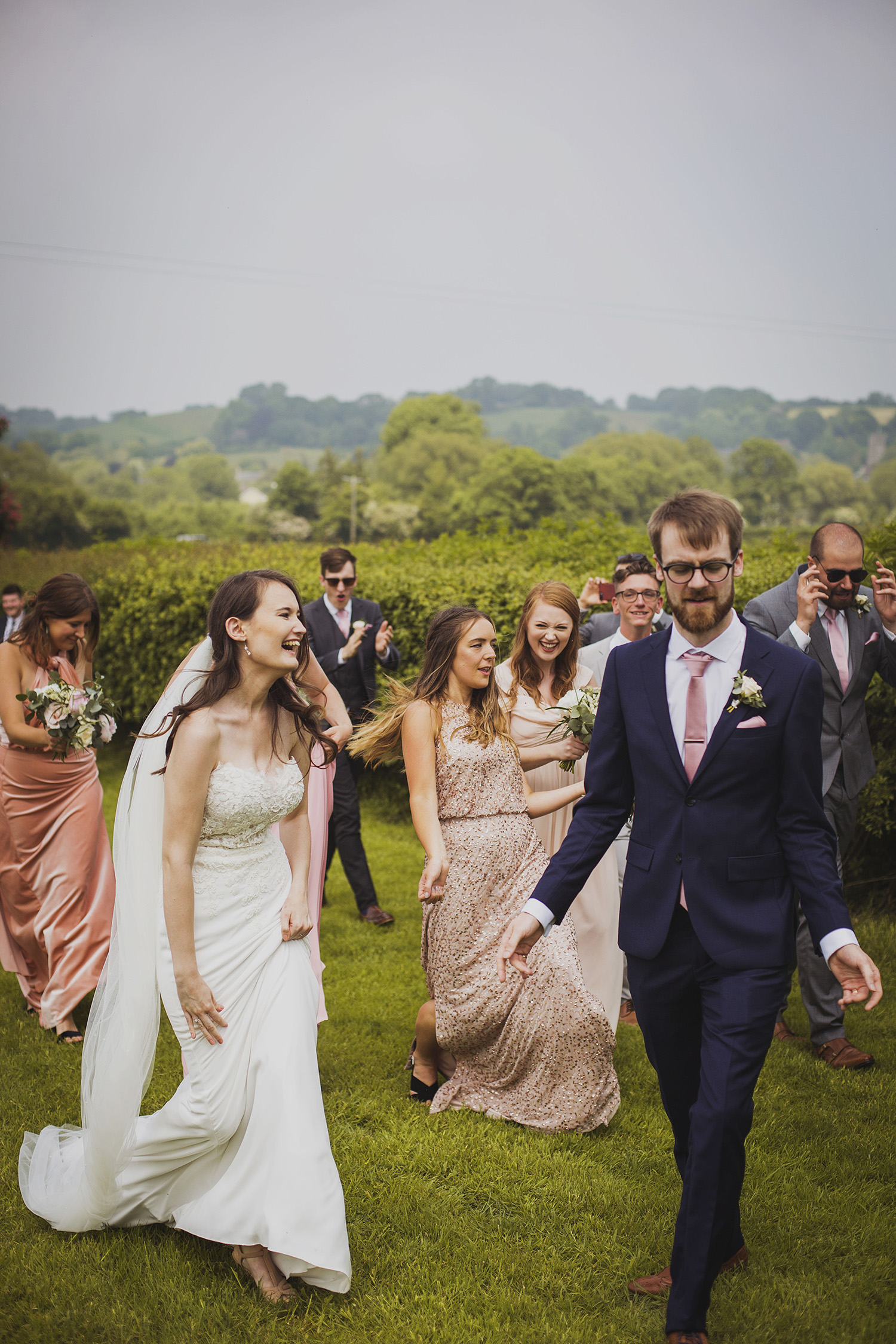 dancing at cott farm barn wedding venue somerset