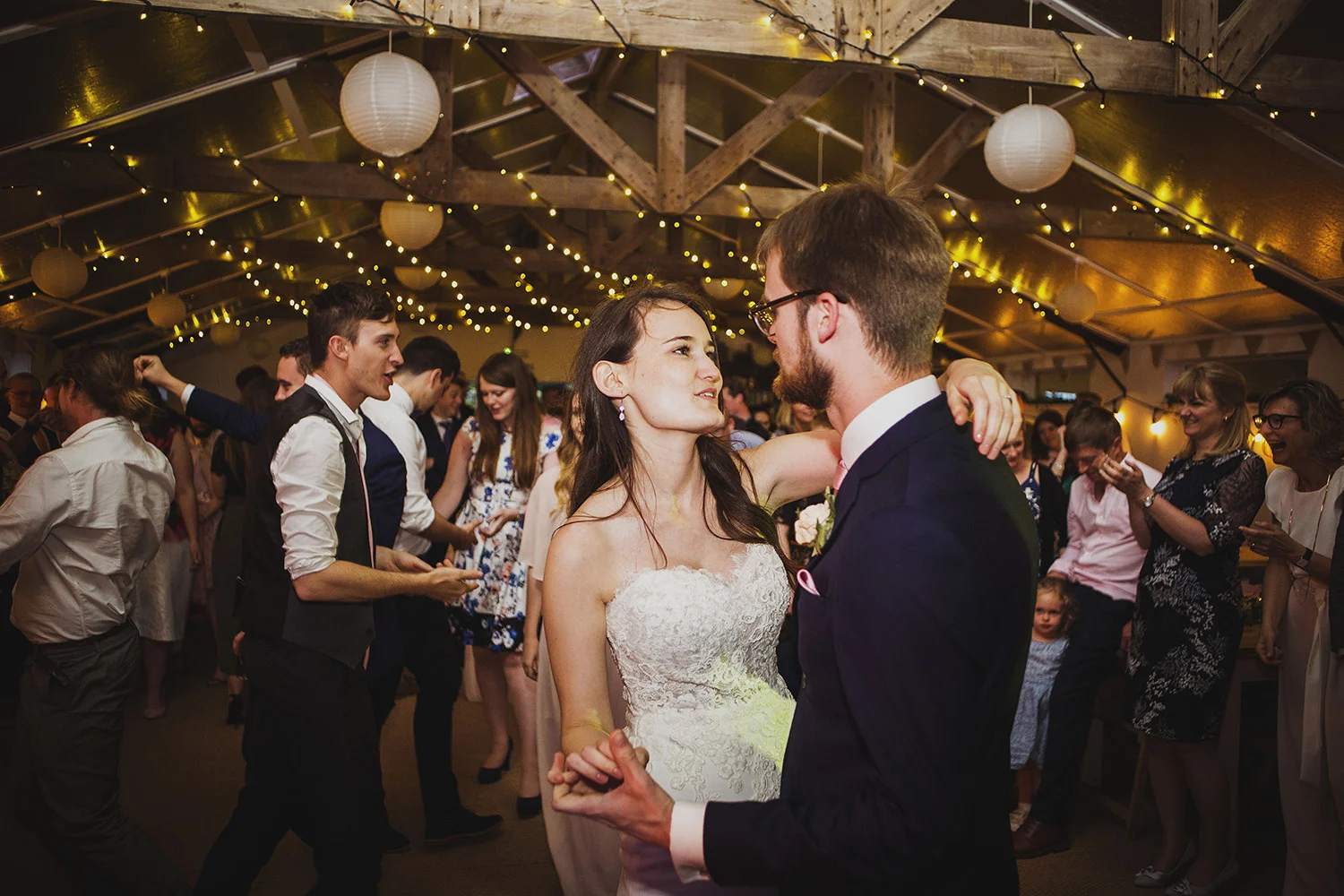 first dance at cott farm barn wedding venue somerset 