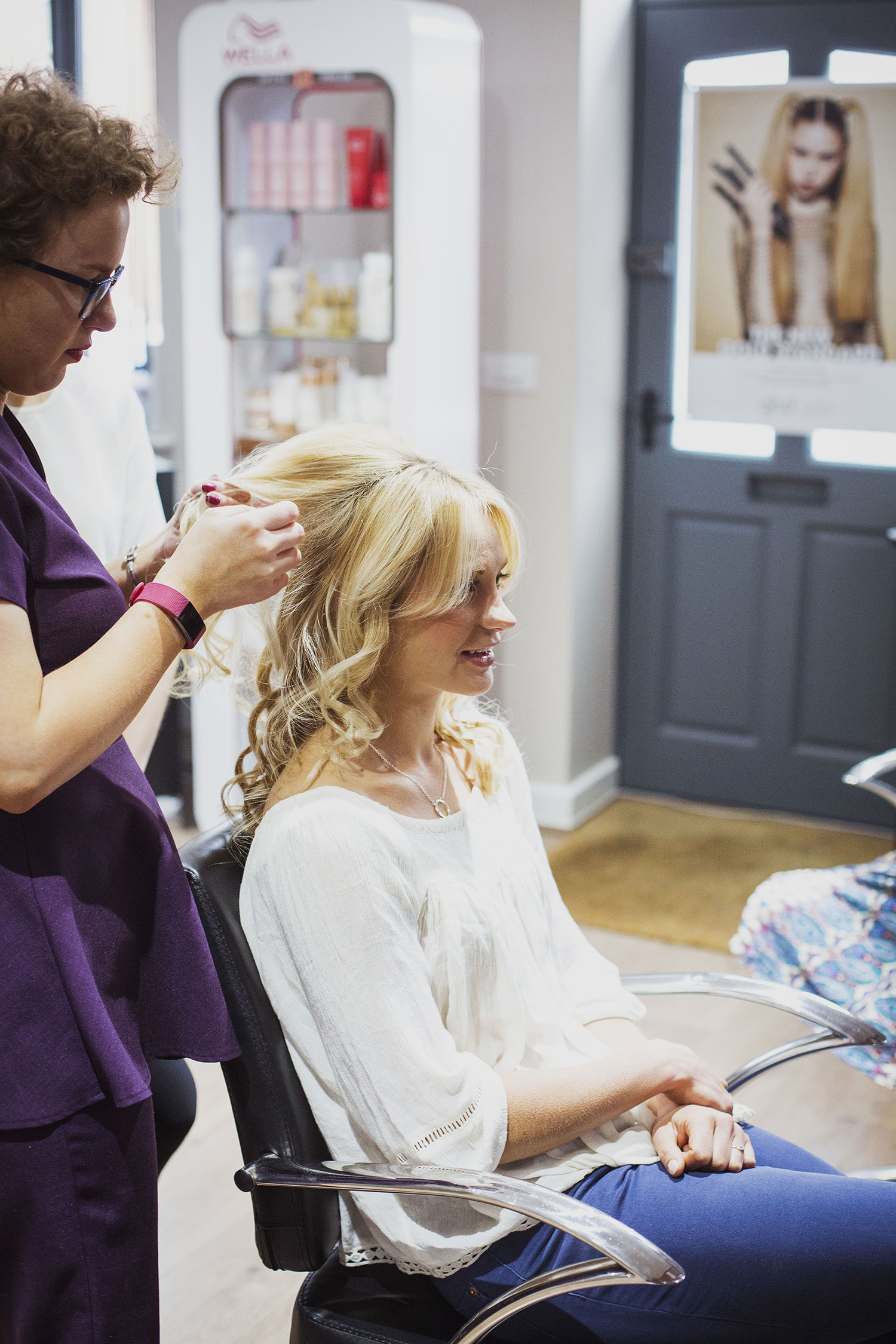 wedding hair at the boutique knowle