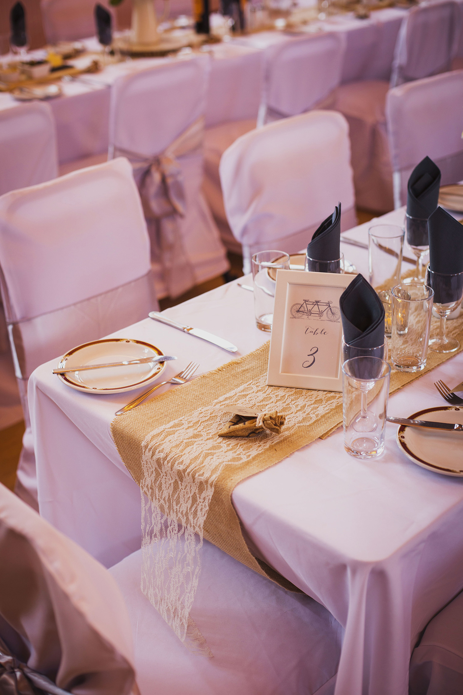 wedding breakfast at fentham hall diy wedding photography