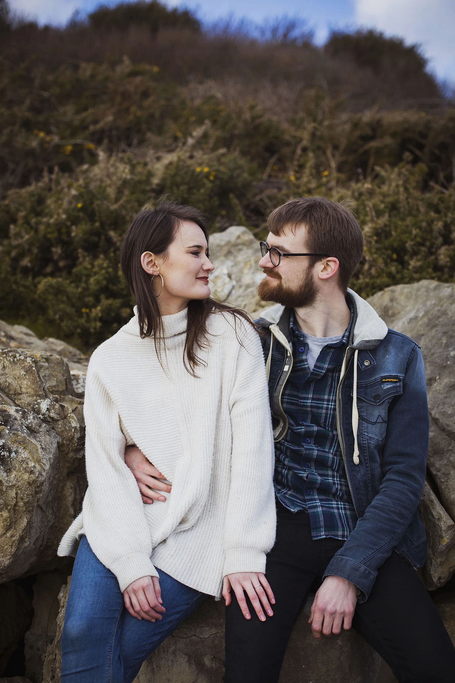 south west engagement photography