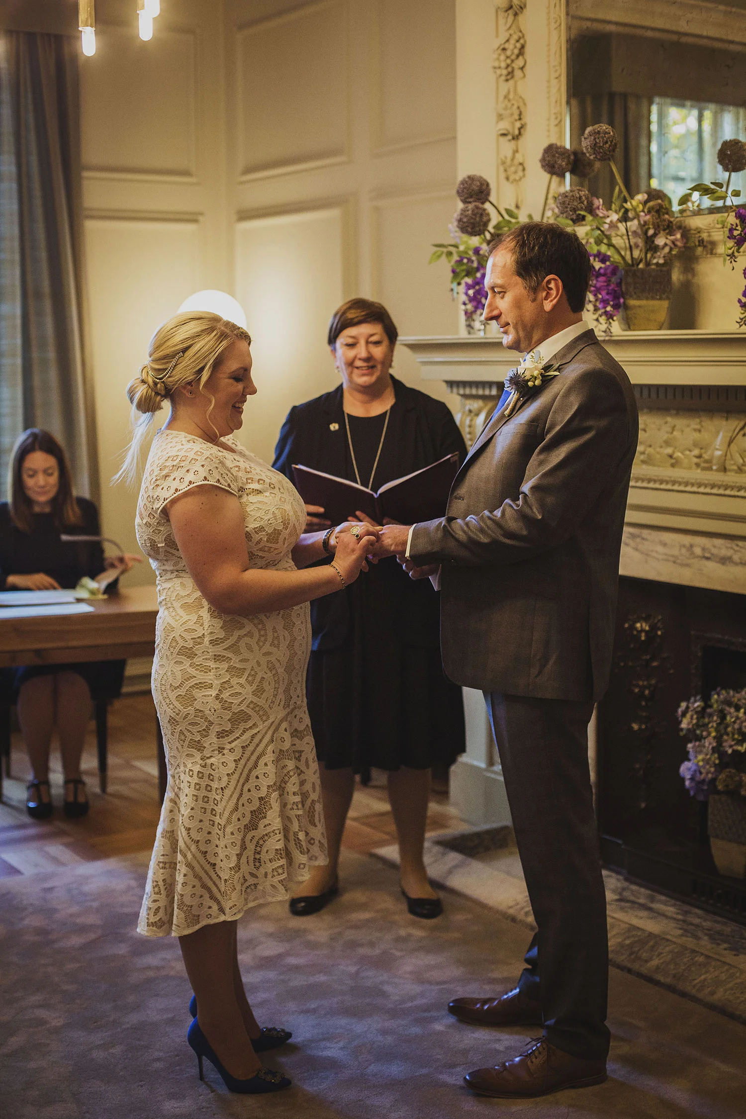 wedding ceremony pimlico room the old marylebone town hall wedding photographer