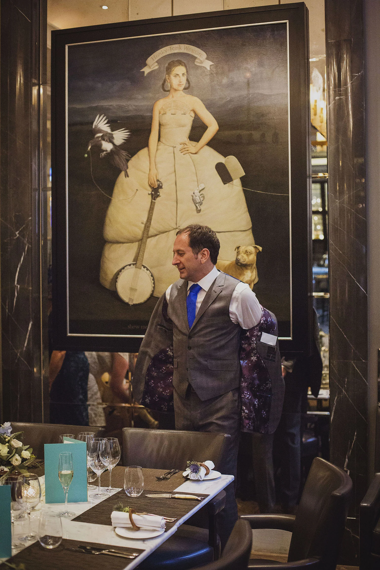 wedding breakfast in northall rooms corinthia hotel london wedding photographer
