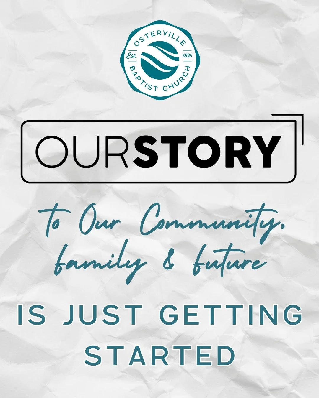 You won't want to miss this!

Join us this Sunday as we continue our series, &quot;Our Story Is Just Getting Started,&quot; with a message from Pastor Rob Wheeler!

HUGE NEWS: Sanctuary Reopening!
This Sunday marks our FIRST SUNDAY BACK IN THE SANCTU