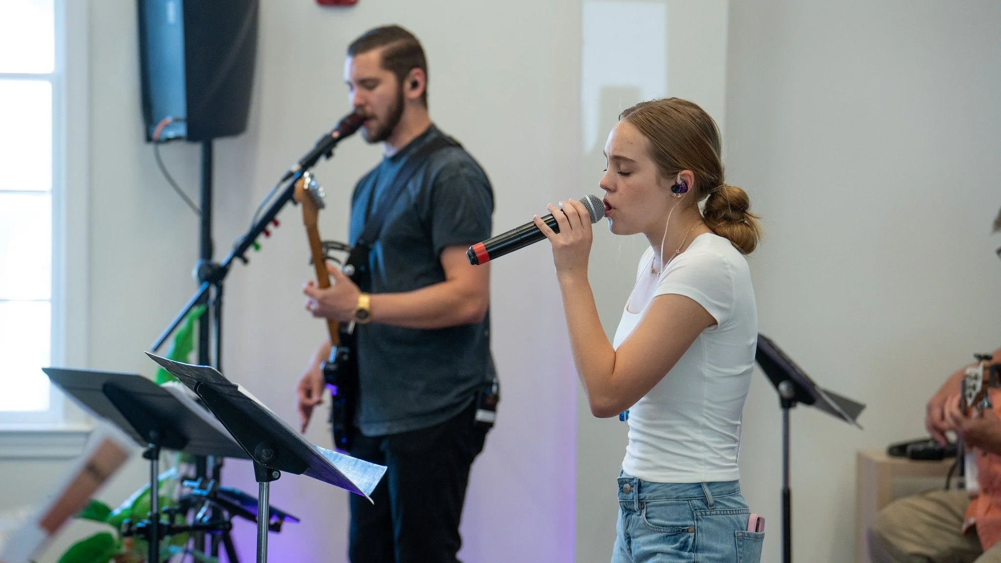 Get ready to lift your voices this Sunday! 🎶 We can't wait to worship with you.

Here's a sneak peek at the songs we'll be singing:
- Praise (It's a newer one for us!)
- Yes I Will
- Lord I Need You
- I Stand Amazed

Want to get familiar with these 