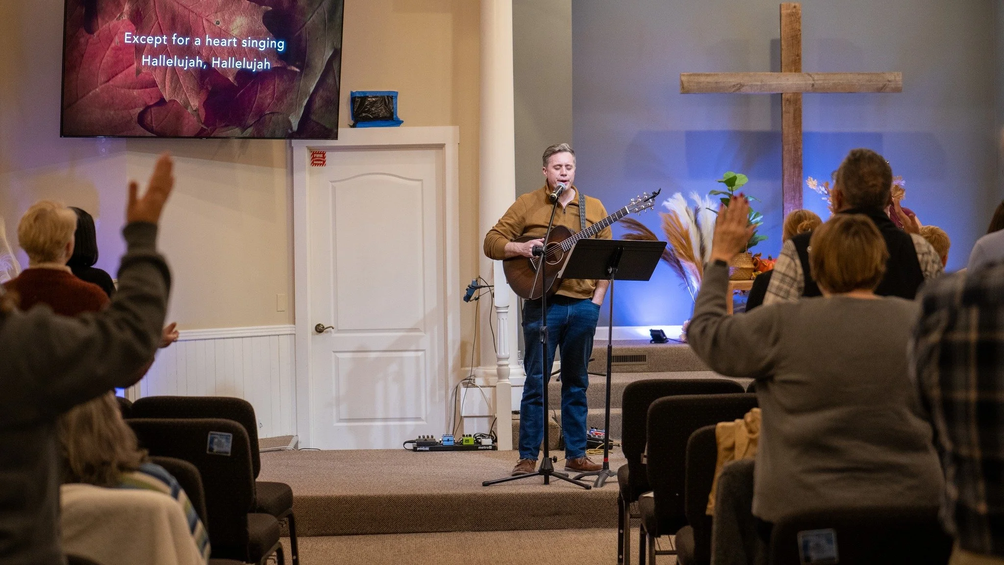 Prepare your hearts for Thanksgiving Day with a devotional and a time of worship. Following the service, we'll continue the fellowship with a delicious dessert.

Date: Wednesday, November 26 (Thanksgiving Eve)
Time: 6:30 PM

We look forward to gather