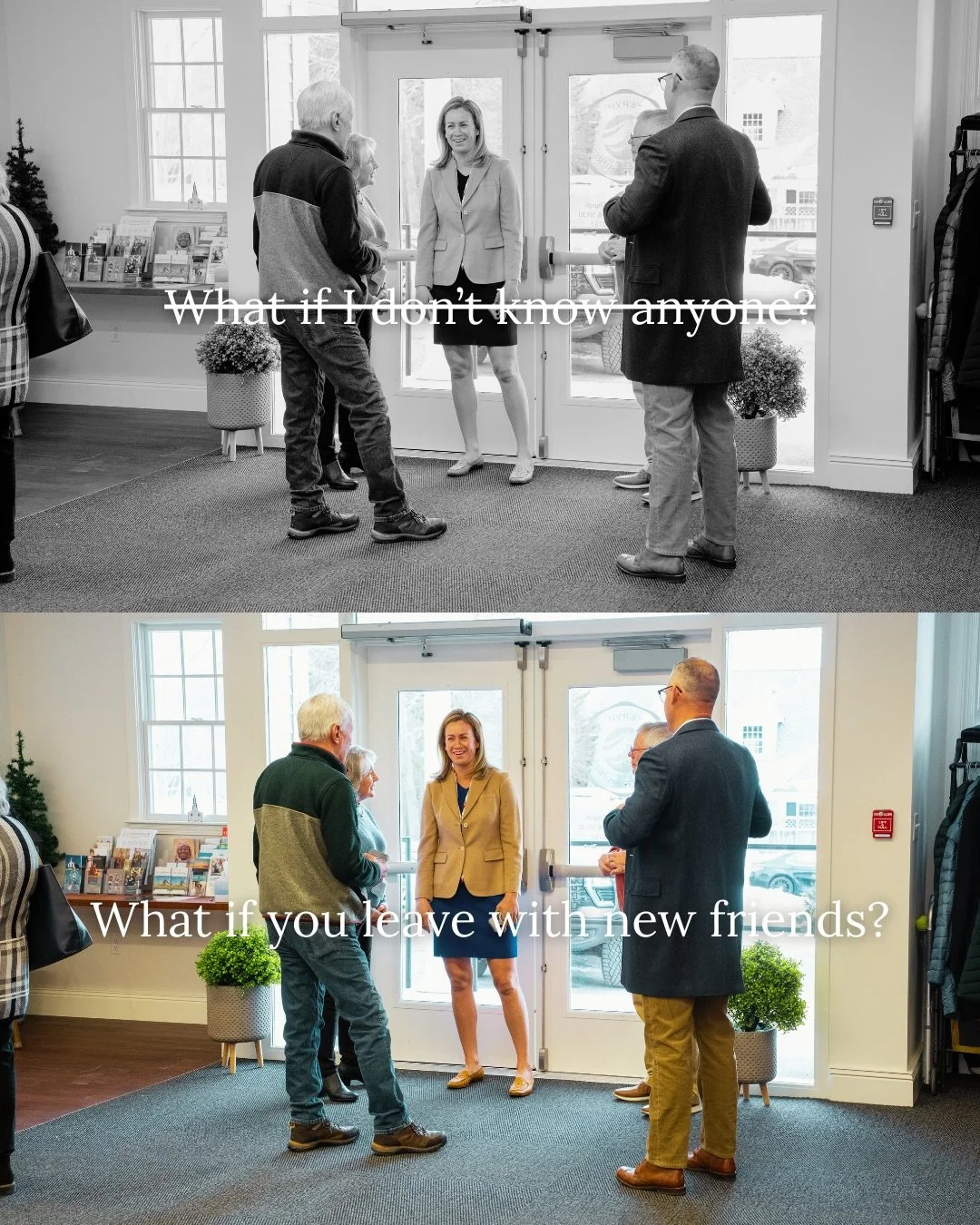 Sometimes the thing we&rsquo;re most nervous about is the thing that changes everything...
Come sit with us Sundays and see for yourself.