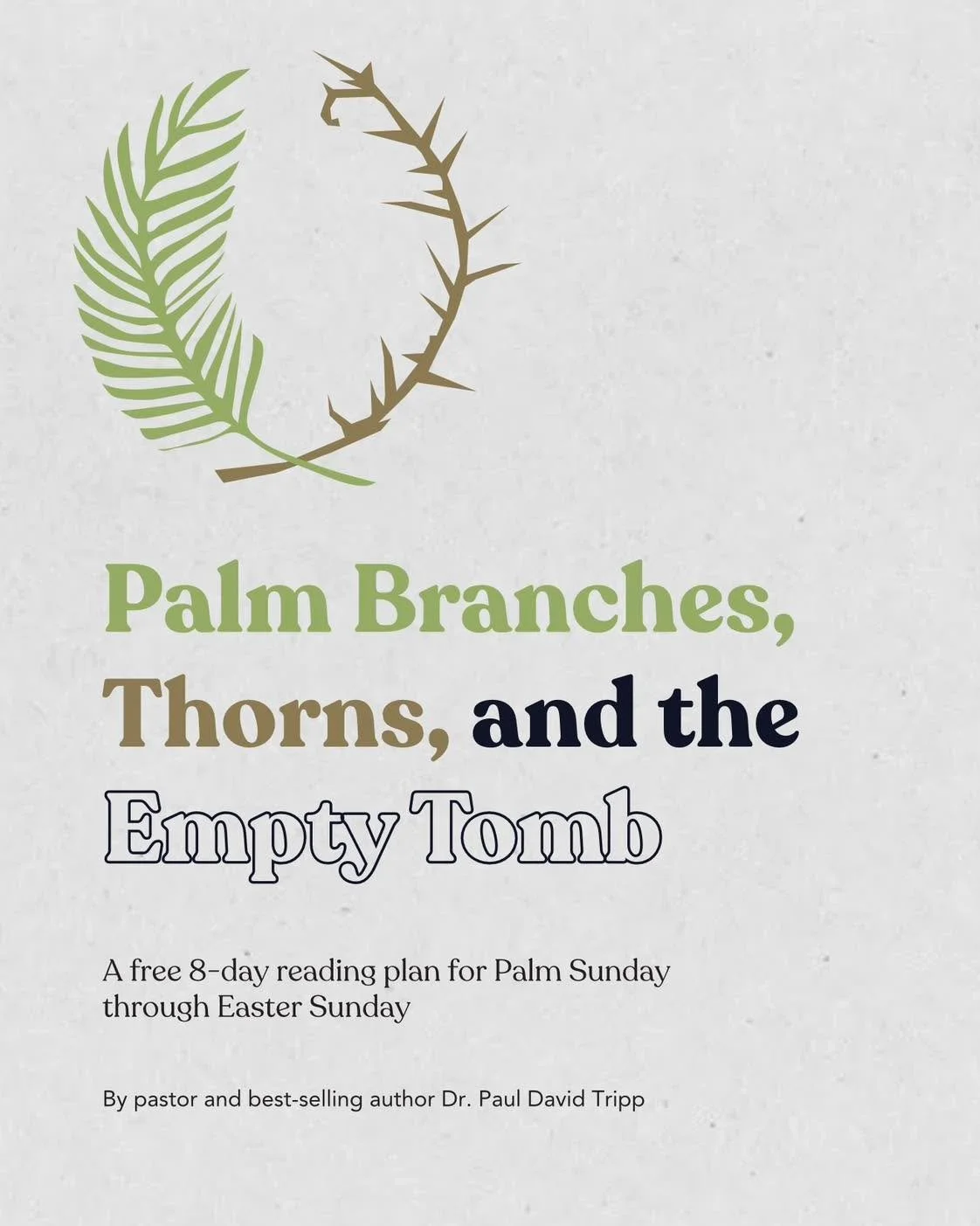 Moving Beyond the Crowd 🌿

The voice of the crowd is fickle, but the love of the King is resolute. This Holy Week, Pastor Rob is challenging us to move beyond the superficial "Hosannas" and truly walk with Jesus.

How? By practicing a 1% H