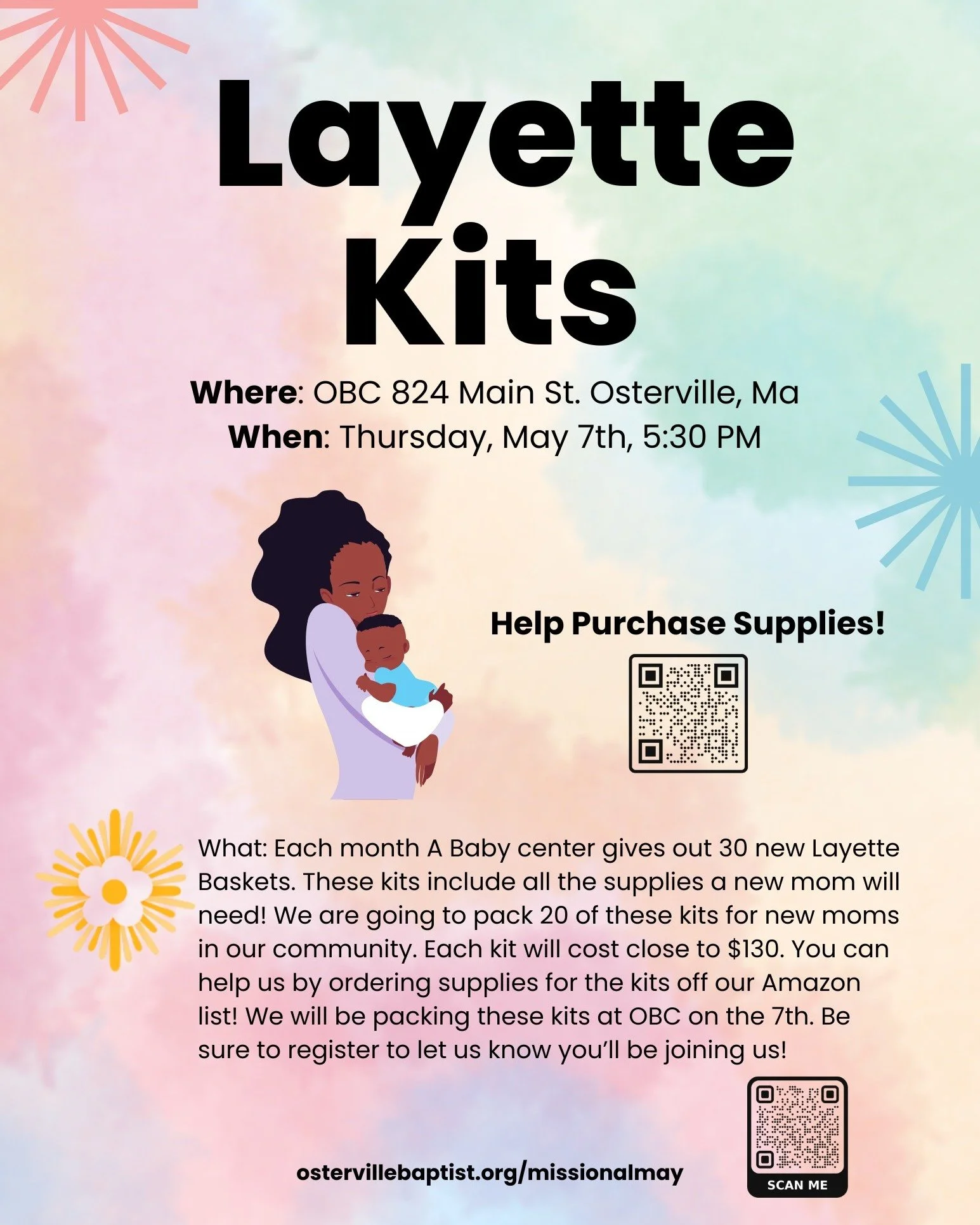 Help us welcome the newest members of our community! 👶💙

Did you know that every month, A Baby Center provides 30 new "Layette Baskets" to local moms? These aren't just baskets; they are a lifeline containing everything a new mom needs to