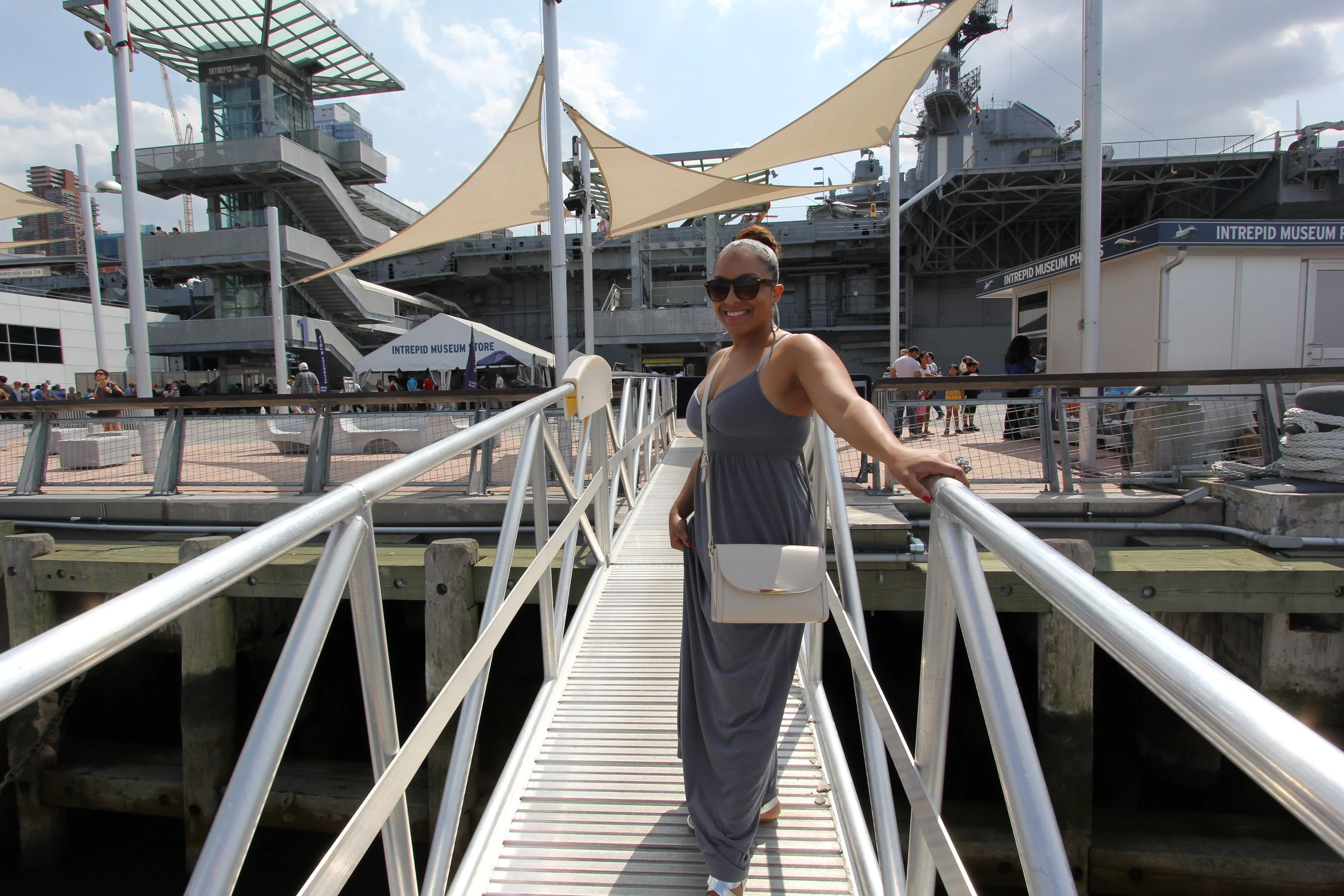 Visiting the Intrepid Museum