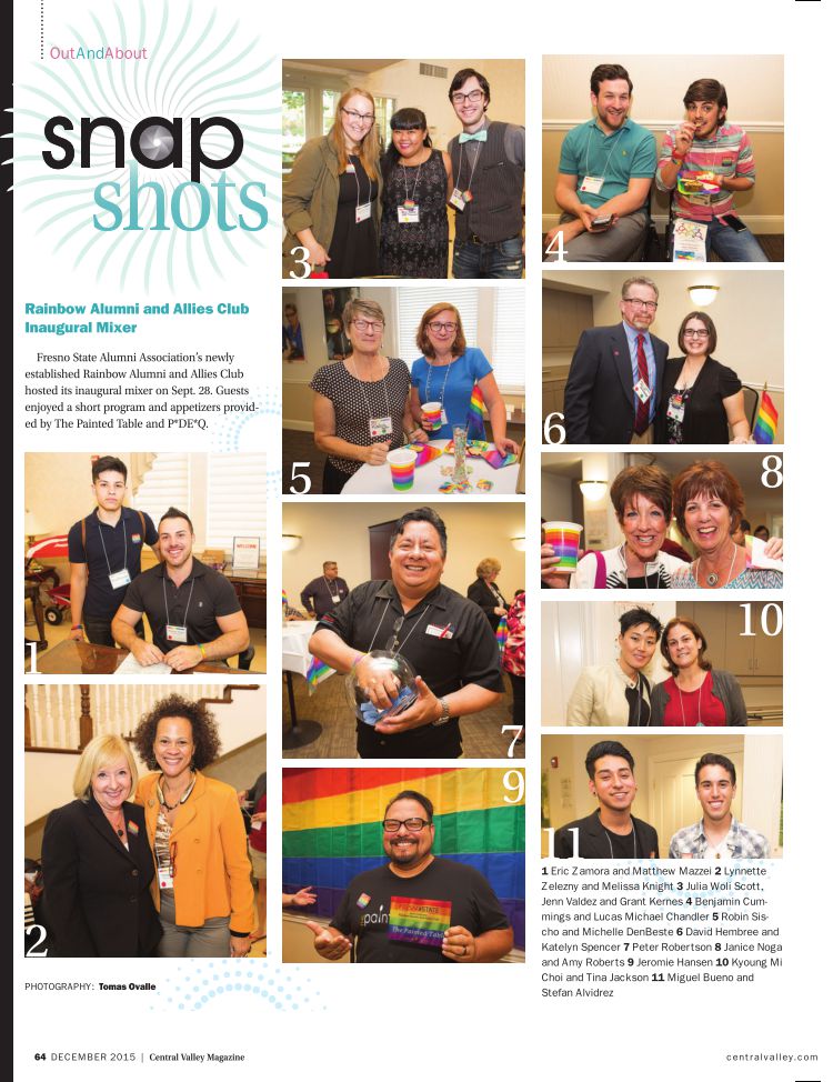 The RAAC inaugural mixer was featured in Central Valley Magazine .