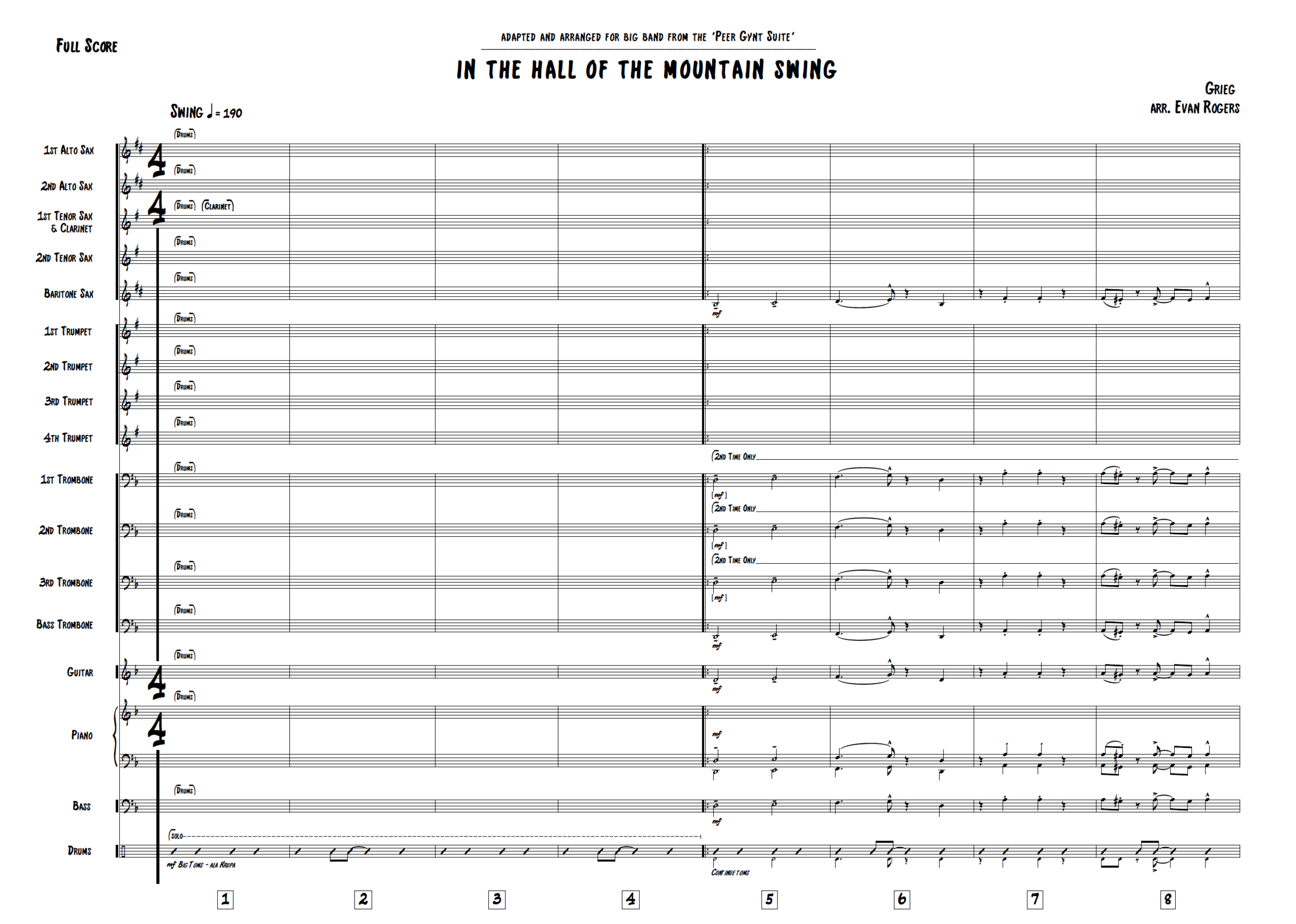 Sheet Music — The 8-Bit Big Band