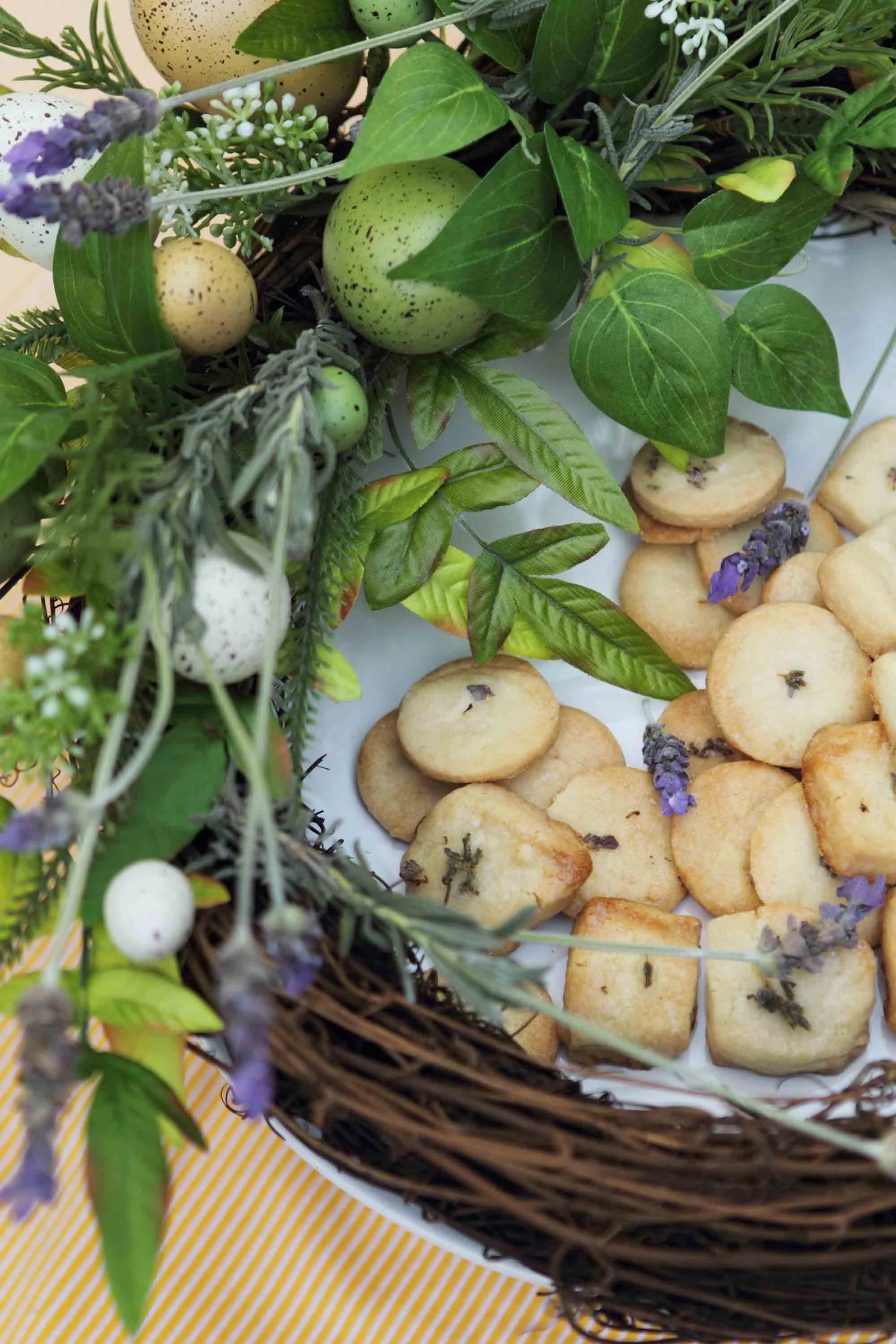 Lavender Shortbread Cookies