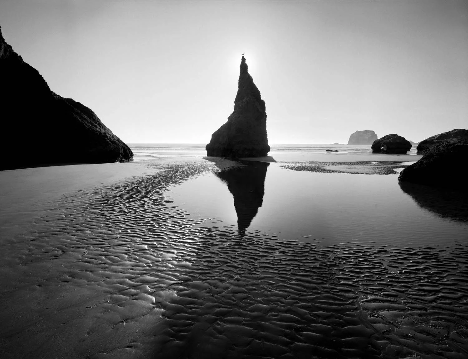 Spire, Sunset, Bandon Beach