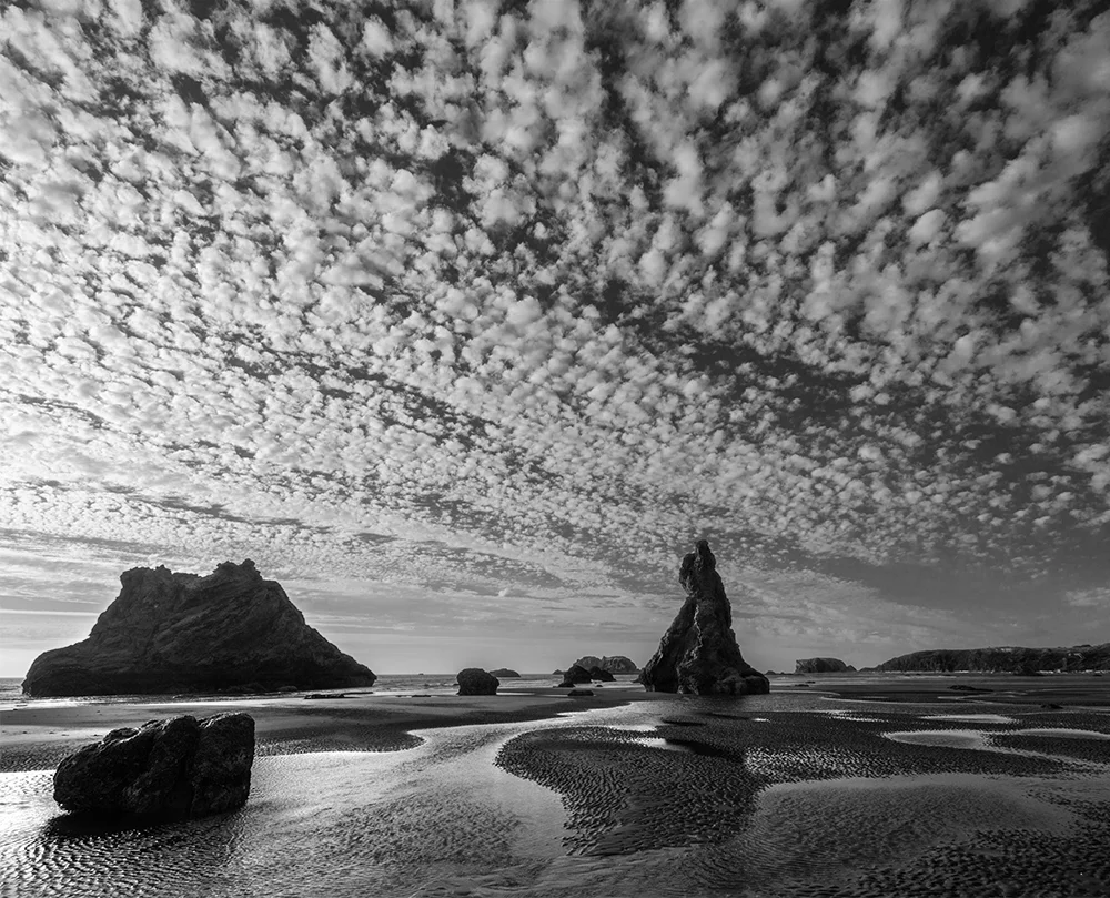 Bandon Sunset Looking North #0614