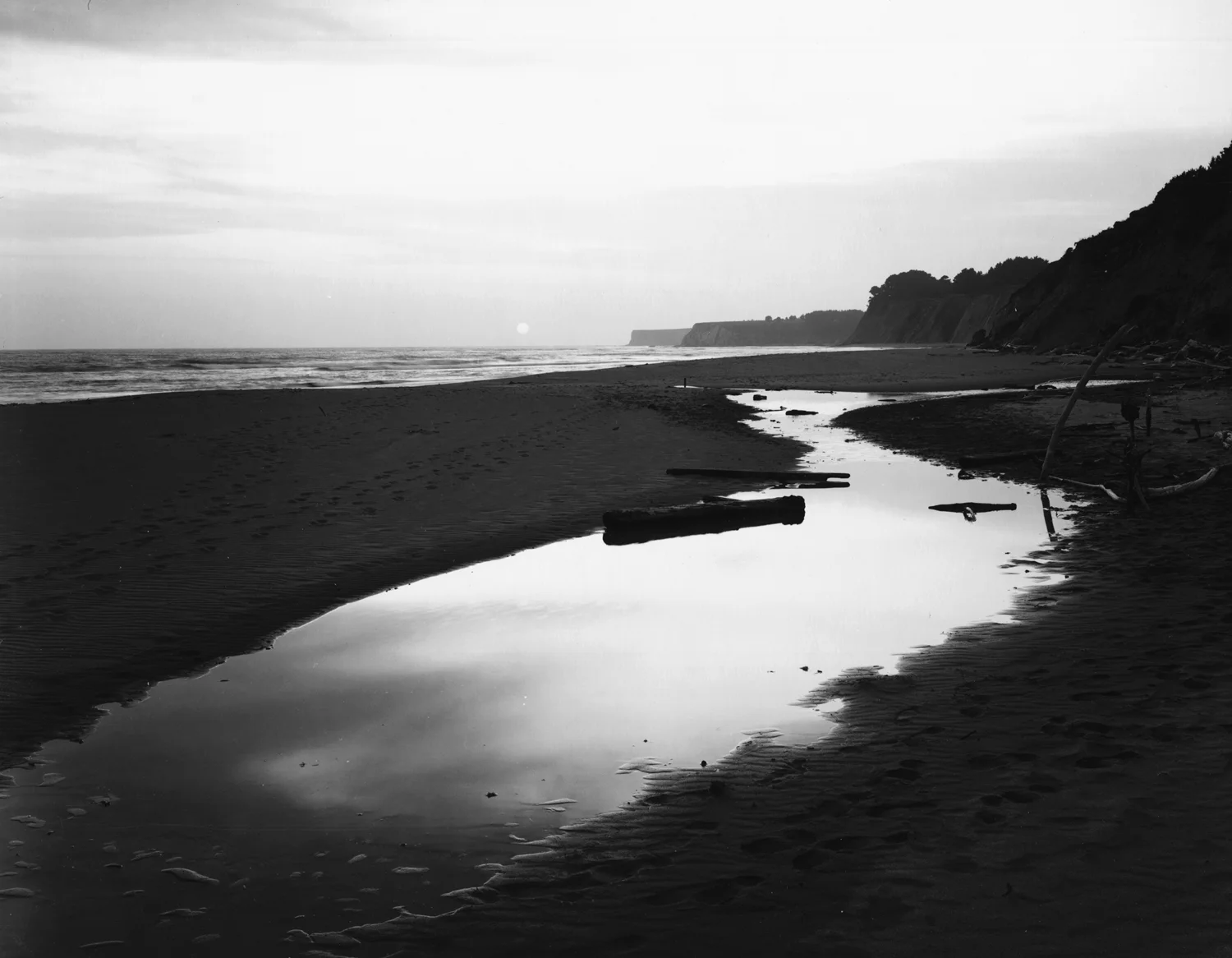 Sunset, Bowling Ball Beach