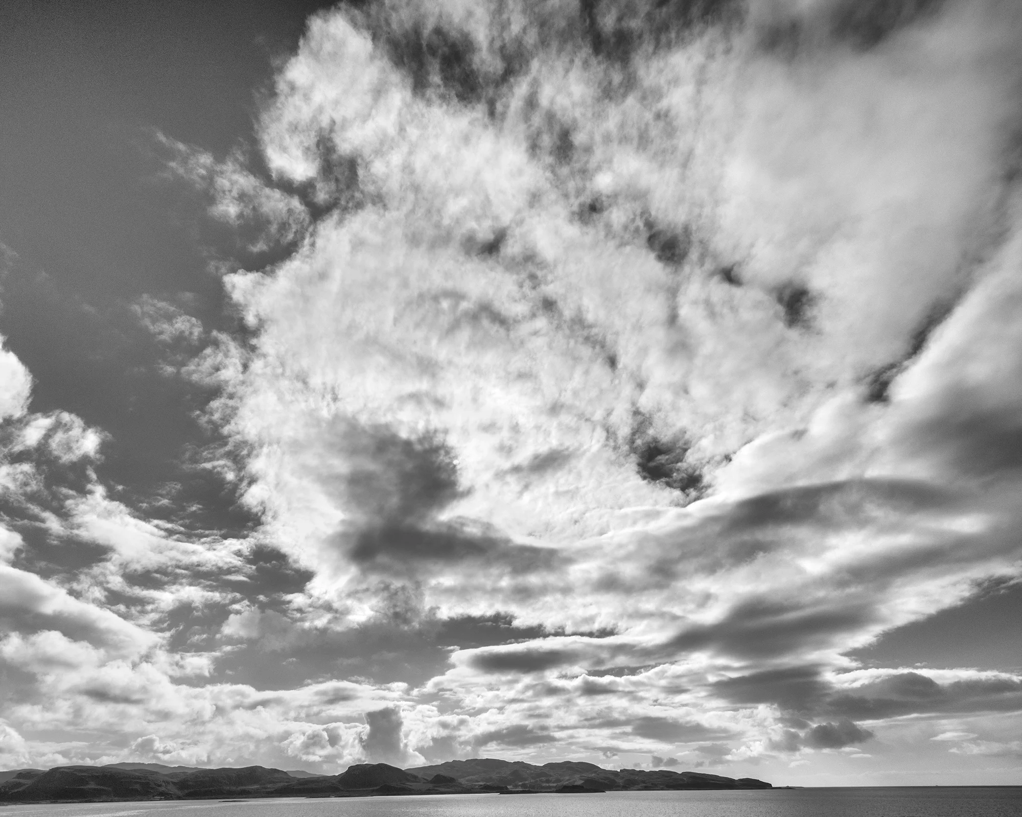 Sun and Clouds #3461 over Isle of Maul, Scotland
