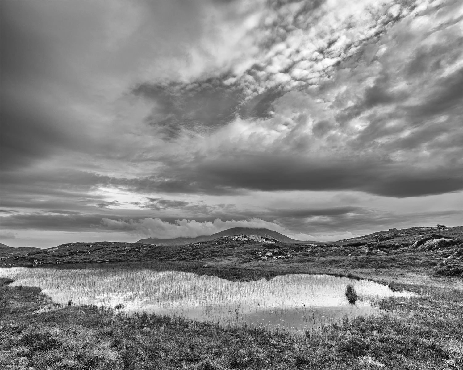 Reflecting pond #4101 near Harris, Scotland
