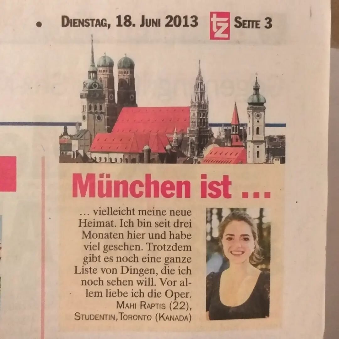 10 YEARS IN GERMANY 🌱 &quot;MUNICH IS...MAYBE MY NEW HOME&quot;
. 
April 27, 2013 - Mahi came to Germany for the very first time.
. 
I was in a park one afternoon in June after my German class. A few people from the local daily newspaper wandered th