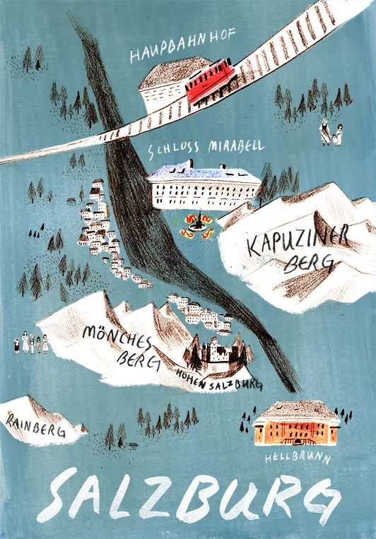 Map of Salzburg
