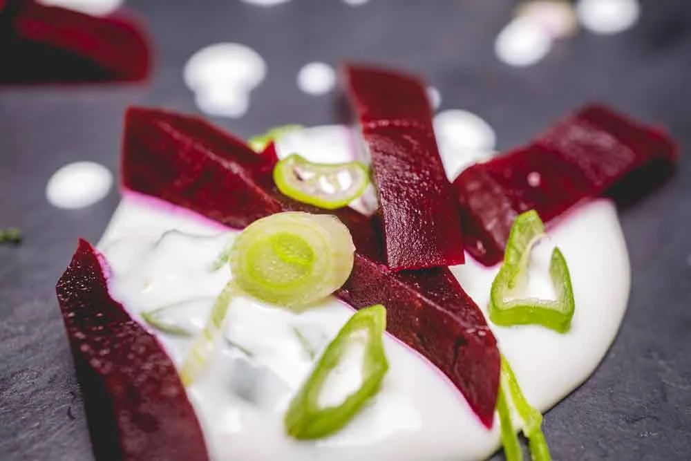 Rick's Picks Phat Beets | Goat Cheese Cream