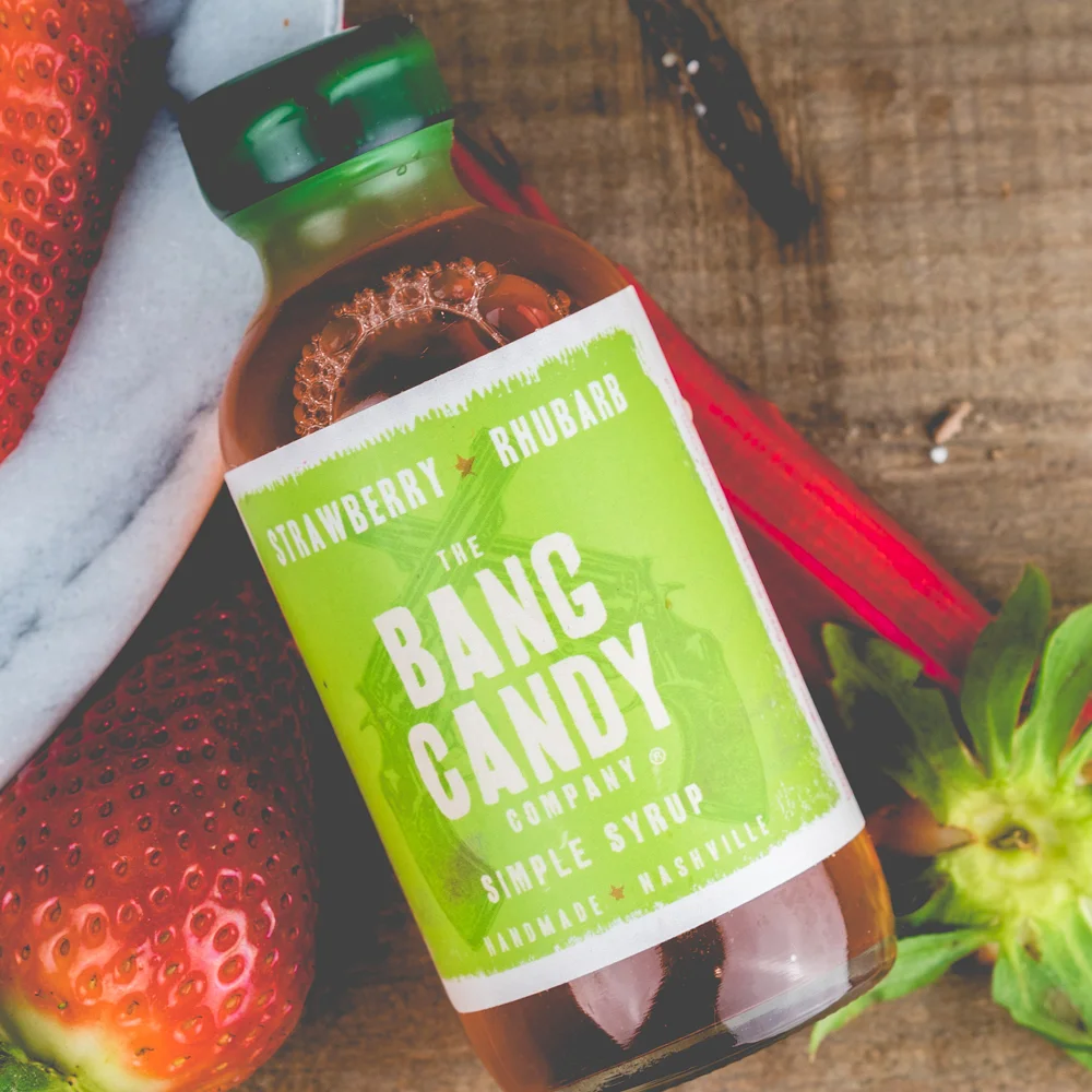 Bang Candy Co. Strawberry Rhubarb Syrup