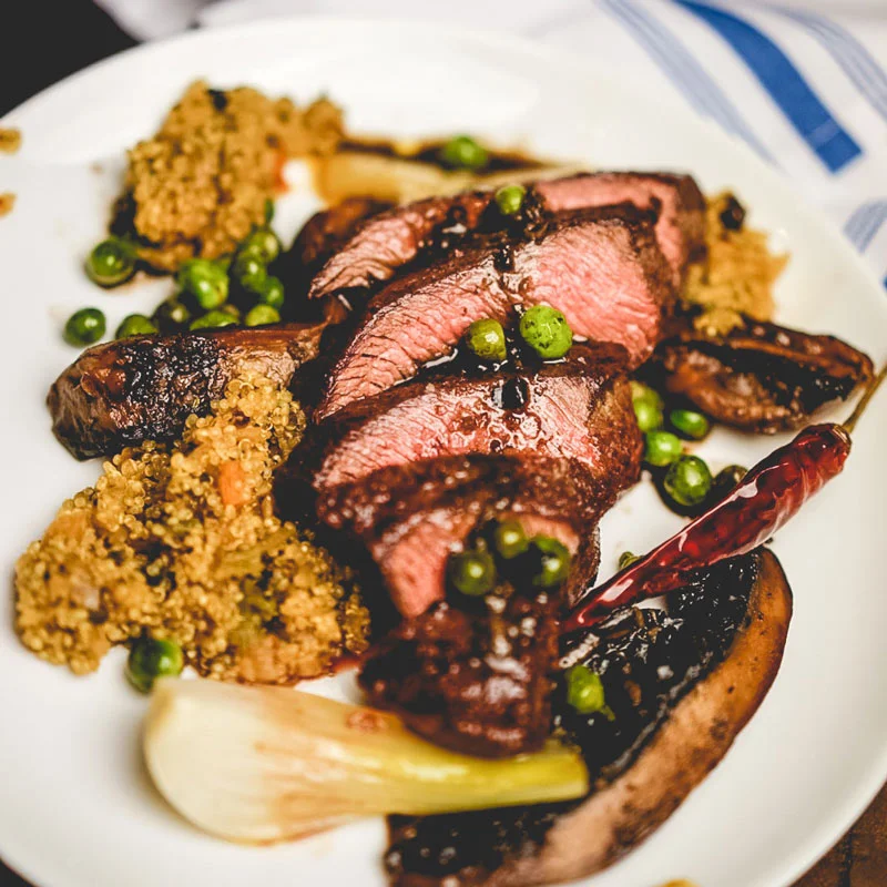 Hanger Steak | Spring Veg | Cracked Rice
