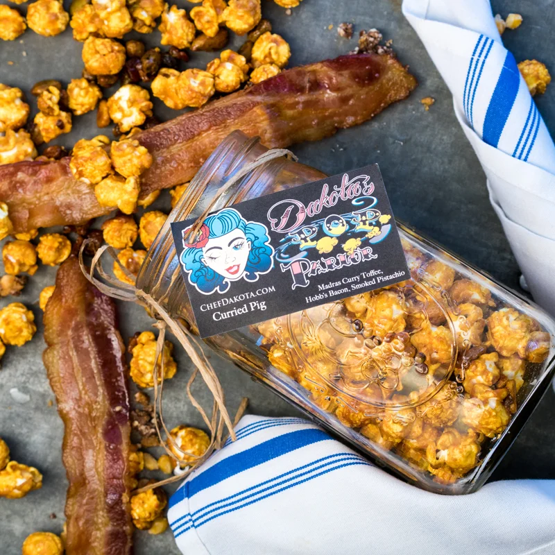 Curried Pig Popcorn