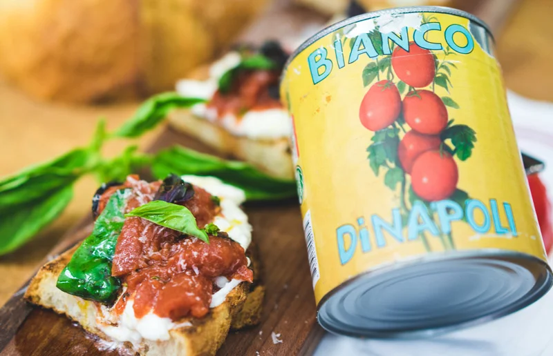 Burrata Crostini | Bianco DiNapoli